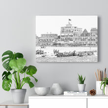 Load image into Gallery viewer, Art Sketch Wall Art Print Cape May Beach Shoreline