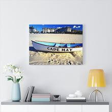 Load image into Gallery viewer, Watercolor Painting Wall Art Print Lifeboat Beach Cape May NJ