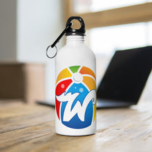 Load image into Gallery viewer, Big Wildwood W inside a beach ball Stainless Steel Water Bottle
