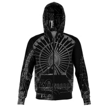 Load image into Gallery viewer, Wildwood Boardwalk View Black Hoodie