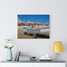 Load image into Gallery viewer, Gouache Digital Art painting Wall Art Print Wildwood Jersey Shore Ocean View