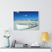 Load image into Gallery viewer, Canvas Print Life Boat On Cape May NJ Beach New Jersey Shore