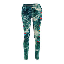 Load image into Gallery viewer, Deep Ocean Wildwood Sign Women's Cut & Sew Casual Leggings