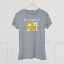 Load image into Gallery viewer, Wildwood NJ Beach Palm Tree Women's Triblend Tee