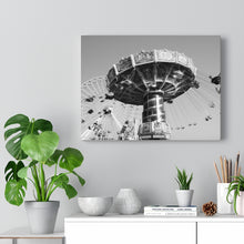 Load image into Gallery viewer, Wildwood Jersey shore Swings Black and White Photography Wall Art Print
