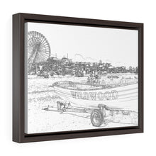 Load image into Gallery viewer, Art Sketch Wall Art Print Wildwood Crest life guard boats New Jersey beach