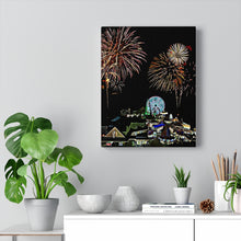 Load image into Gallery viewer, Wildwood New Jersey fireworks Oil Painting Wall Art Print