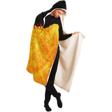 Load image into Gallery viewer, Pittsburgh Baseball Personalized Hooded Blanket Black & Gold