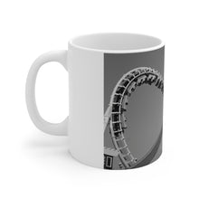 Load image into Gallery viewer, Black and White Wildwood NJ Coffee Or Tea Mug 11oz
