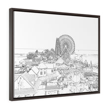 Load image into Gallery viewer, Art Sketch Wall Art Print Moreys Piers Wildwood NJ Beach Decor