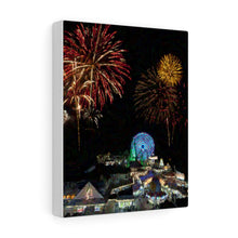Load image into Gallery viewer, Gouache Digital Art painting Wildwood New Jersey fireworks Wall Art Print