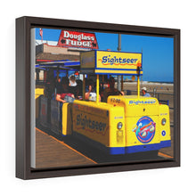 Load image into Gallery viewer, Canvas Print Wildwood New Jersey Shore Boardwalk Tramcar Douglas