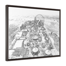 Load image into Gallery viewer, Art Sketch Wall Art Print Wildwood Boardwalk New Jersey Beach Sky View