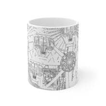 Load image into Gallery viewer, Artistic Black and White Art Sketch Wildwood NJ Mug