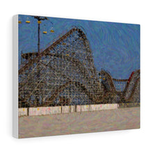 Load image into Gallery viewer, Gouache Digital Art painting Wildwood Jersey Roller Coaster Wall Art Print