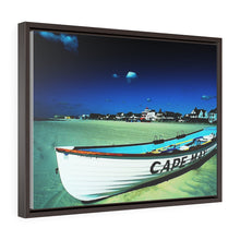 Load image into Gallery viewer, Watercolor Painting Wall Art Print Wildwood Crest life guard boats New Jersey beach