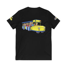 Load image into Gallery viewer, Watch The Tramcar Please Unisex Jersey V-Neck Tee