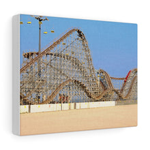 Load image into Gallery viewer, Wildwood Wooden Roller Coaster Watercolor Painting Wall Art Print