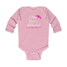 Load image into Gallery viewer, Born 4 Wildwood Baby Girl Infant Long Sleeve Bodysuit