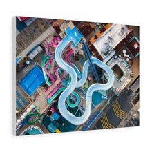 Load image into Gallery viewer, Canvas Print Water Park-Slides Aerial Wildwood