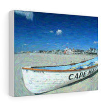 Load image into Gallery viewer, Gouache Digital Art painting Wall Art Print Cape May Beach Sunny Day