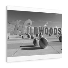 Load image into Gallery viewer, Wildwood NJ Crest Sign Black and White Photography Wall Art Print