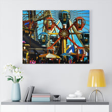 Load image into Gallery viewer, Watercolor Painting Wall Art Print Morey's Piers Wildwood New Jersey