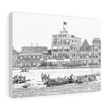 Load image into Gallery viewer, Art Sketch Wall Art Print Cape May Beach Shoreline