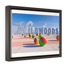 Load image into Gallery viewer, Canvas Print Wildwood Crest Wildwoods Sign Beach balls Jersey Shore