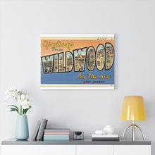 Load image into Gallery viewer, Old Wildwood By The Sea Postcard Home Decor Wall Art Print Canvas