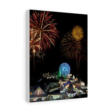 Load image into Gallery viewer, Canvas Print Wildwood Boardwalk New Jersey Fireworks