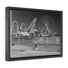 Load image into Gallery viewer, Black and White Photography Wall Art Print Wildwood Jersey Shore Ocean View