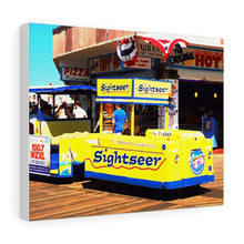 Load image into Gallery viewer, Watercolor Painting Wall Art Print Wildwood Boardwalk Tramcar