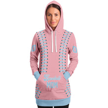 Load image into Gallery viewer, Personalized Long Hoodie Light Pink & Blue