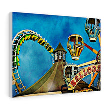Load image into Gallery viewer, Wildwood Jersey shore Morey's Piers Oil Painting Wall Art Print
