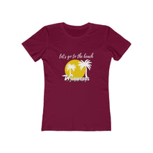 Load image into Gallery viewer, Let's Go to the beach Women's The Boyfriend Tee