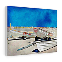 Load image into Gallery viewer, Wildwood Crest Lifeguard Boat Oil Painting Wall Art Print