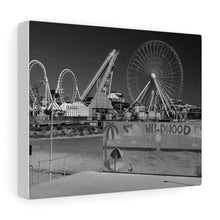 Load image into Gallery viewer, Black and White Photography Wall Art Print Wildwood Jersey Shore Ocean View