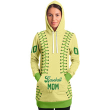 Load image into Gallery viewer, Personalized Long Hoodie Light Yellow and Green