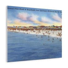 Load image into Gallery viewer, Wildwood By The Sea Wildwood Crest Beach Home Decor Wall Art Print Canvas