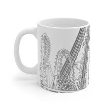 Load image into Gallery viewer, Artistic Black and White Art Sketch Wildwood NJ Coffee Or Tea Mug