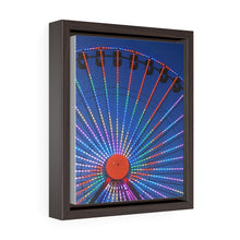 Load image into Gallery viewer, Canvas Print Wildwood Big Ferris Wheel Night