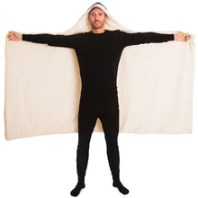 Load image into Gallery viewer, Pittsburgh Baseball Personalized Hooded Blanket Black & Gold