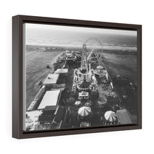 Load image into Gallery viewer, Black and White Photography Wall Art Print Wildwood NJ Skyline