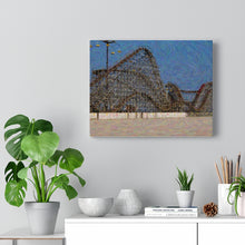Load image into Gallery viewer, Gouache Digital Art painting Wildwood Jersey Roller Coaster Wall Art Print