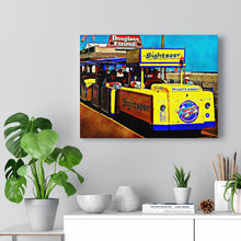 Load image into Gallery viewer, Oil Painting Wall Art Print Wildwood NJ Tramcar