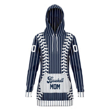 Load image into Gallery viewer, New York Personalized Long Hoodie Blue