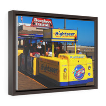 Load image into Gallery viewer, Canvas Print Wildwood New Jersey Shore Boardwalk Tramcar Douglas