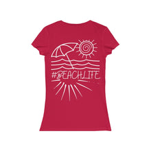 Load image into Gallery viewer, Women's Jersey Short Sleeve V-Neck Tee