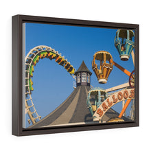 Load image into Gallery viewer, Canvas Print Wildwood Jersey Shore Morey's Piers Amusement Park Rides Ferris Wheel